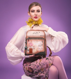 Dámské Batohy Anekke Flowers 2-compartment Backpack | 812-NPLZXH