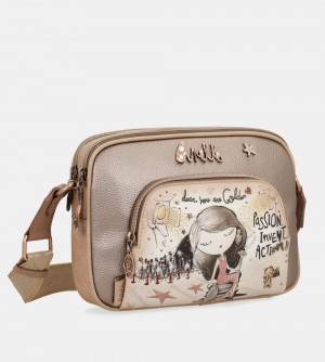 Dámské Crossbody Kabelky Anekke Hollywood Double Compartment Crossbody Bag | 532-PFZVAR