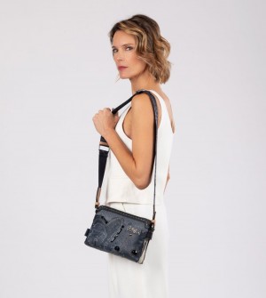 Dámské Crossbody Kabelky Anekke Studio Navy Blue 2-compartment Crossbody Bag | 574-KOBYHL
