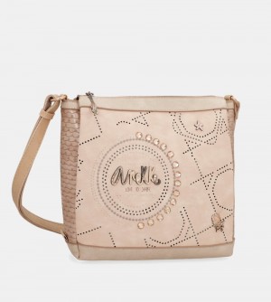 Dámské Crossbody Kabelky Anekke Studio Nude Square Crossbody Bag | 520-RCUEQY
