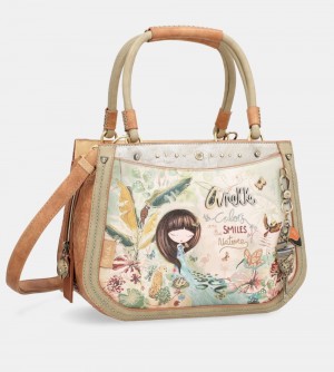 Dámské Kabelka Anekke Amazonia Printed Bowling Bag | 724-QZWCFT