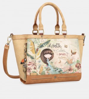 Dámské Kabelka Anekke Amazonia Triple Compartment Double Handle Tote Bag | 256-EURBWZ