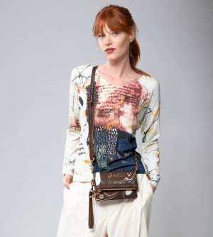 Dámské Kabelka Anekke Small Brown Shoulder Bag Nature Shodo | 620-QYPAFO