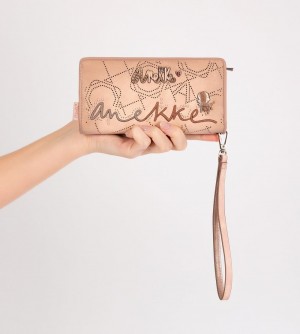 Dámské Kabelka Anekke Studio Nude Large Rfid Wallet | 970-DXRGLC