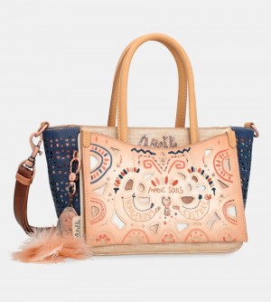 Dámské Kabelka Anekke Tribe Shoulder Tote Bag With Two Handles | 582-FQLBVT