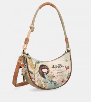 Dámské Kabelky Přes Rameno Anekke Amazonia Oval Crossbody Bag Plus Messenger Bag | 097-UZOWGK