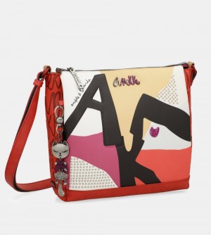 Dámské Kabelky Přes Rameno Anekke Fashion 3-compartment Crossbody Bag | 419-PLJBUM
