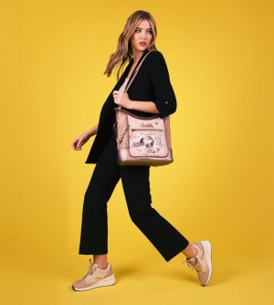 Dámské Kabelky Přes Rameno Anekke Hollywood Bag Convertible Into Backpack | 539-UTJEXP
