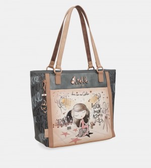 Dámské Kabelky Přes Rameno Anekke Hollywood Shopping Bag | 738-FIVHWK