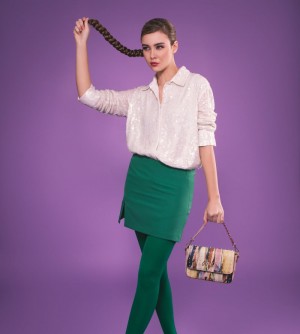 Dámské Kabelky Přes Rameno Anekke Studio Nude Baguette Bag | 318-IKXVFM