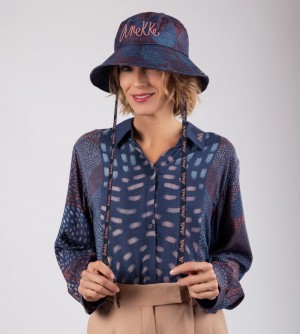 Dámské Klobouky Anekke Blue Bucket Hat | 396-EPHQKO