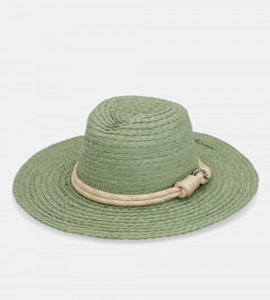 Dámské Klobouky Anekke Green Raffia Hat | 479-DBLMHW
