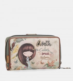 Dámské Peněženky Anekke Amazonia Medium Rfid Embossed Wallet | 247-NMVWXQ