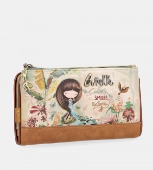 Dámské Peněženky Anekke Amazonia Rfid Embossed Flexi Wallet | 260-OTIVBZ