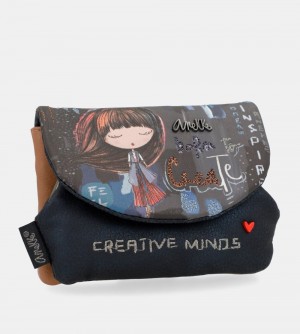 Dámské Peněženky Anekke Contemporary Flap Coin Purse | 380-UYKWOP