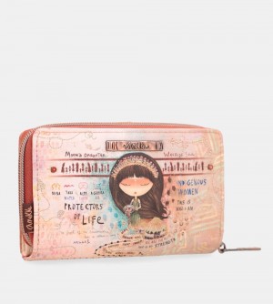 Dámské Peněženky Anekke Menire Medium Rfid Embossed Wallet | 835-YONBJC