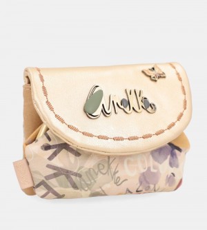 Dámské Peněženky Anekke Nature Pachamama Gold Flap Wallet | 367-EPJOHN