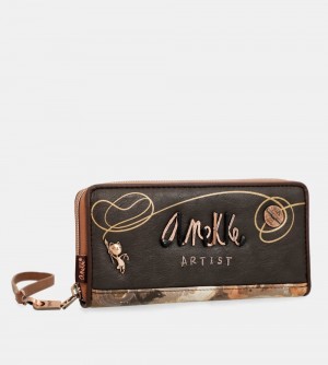 Dámské Peněženky Anekke Shoen Brush Large Wallet | 017-UDMTEI