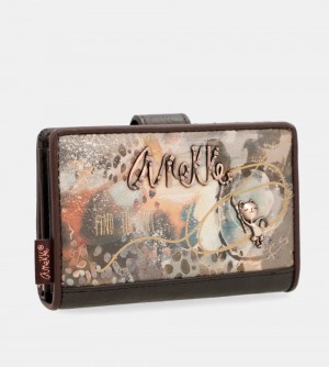 Dámské Peněženky Anekke Shoen Brush Medium Rfid Wallet | 217-DJGLXT