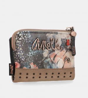 Dámské Peněženky Anekke Shoen Brush Small Flexible Wallet | 217-KTWYDS