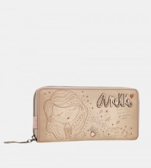 Dámské Peněženky Anekke Studio Nude Extra-large Rfid Wallet | 379-ANLYKV