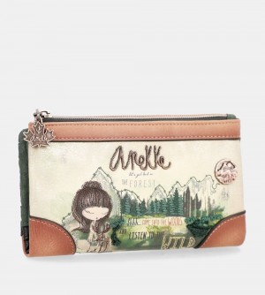 Dámské Peněženky Anekke The Forest Large Flexible Material Wallet | 314-WVQBXF