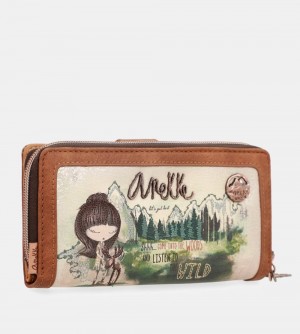 Dámské Peněženky Anekke The Forest Large Printed Wallet | 208-RIYMCX