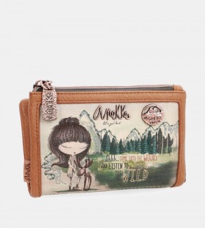 Dámské Peněženky Anekke The Forest Medium Flexible Material Wallet | 938-GTVAJB