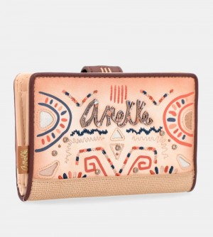 Dámské Peněženky Anekke Tribe Medium Ethnic Print Rfid Wallet | 379-WVPUCL