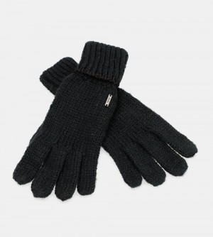 Dámské Rukavice Anekke Black Logomania Gloves | 918-YBOAUR