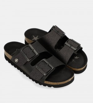 Dámské Sandály Anekke Black Bio Sandals | 614-USAMIN