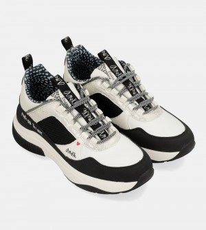 Dámské Tenisky Anekke Fashion Black & White Sneakers | 846-PHMNQU