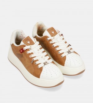 Dámské Tenisky Anekke Peace & Love Brown Sneakers | 013-LZBETS