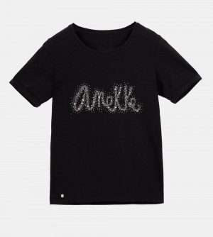 Dámské Tričko Anekke Black T-shirt | 759-TCZOHK