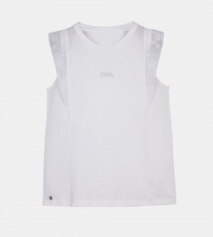 Dámské Tričko Anekke White Tank Top | 960-VXENAO