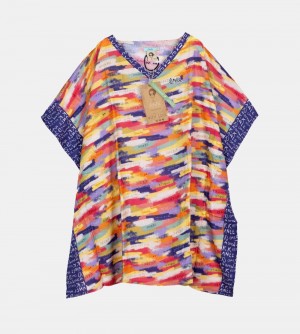 Dámské Šaty Anekke Kene Print Kaftan | 940-HGWYVU