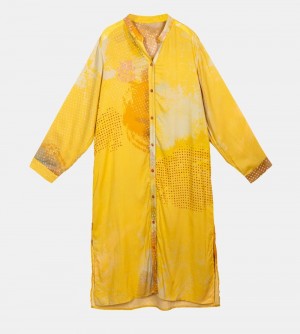 Dámské Šaty Anekke Yellow Shirt Dress | 628-ABQESO
