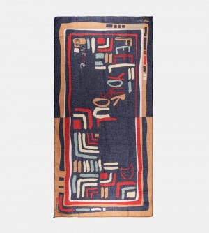 Dámské Šátek Anekke Kene Navy Blue Printed Scarf | 023-CIVQRK