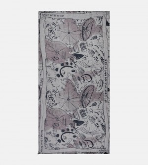 Dámské Šátek Anekke Palette Grey Scarf | 493-HXCWIY